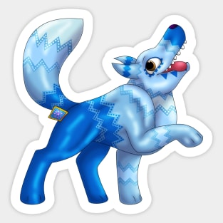 Mallowolf: Blue Sticker